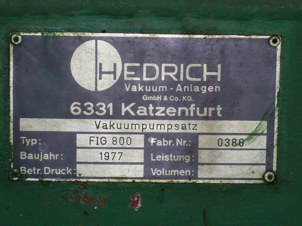   Pump-Vacuum 425 m3/h (250.1 CFM) Carbon Steel For Sale - IPP# 202630