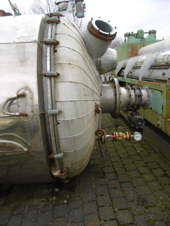  Stainless Steel 316  Dryer-Pan 3.2 m3 (113 ft3) For Sale - IPP# 202775