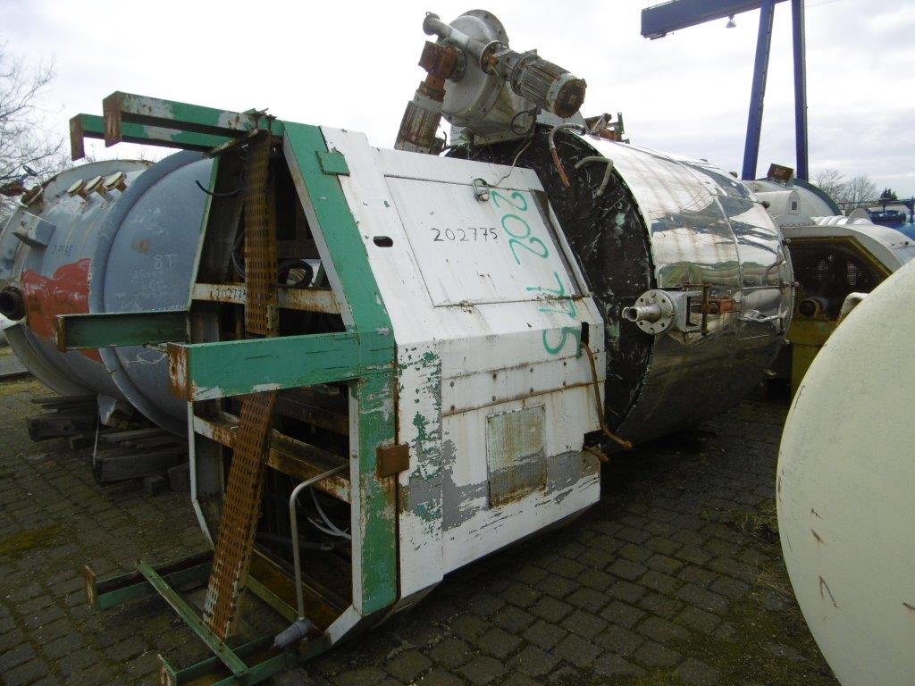  Stainless Steel 316  Dryer-Pan 3.2 m3 (113 ft3) For Sale - IPP# 202775