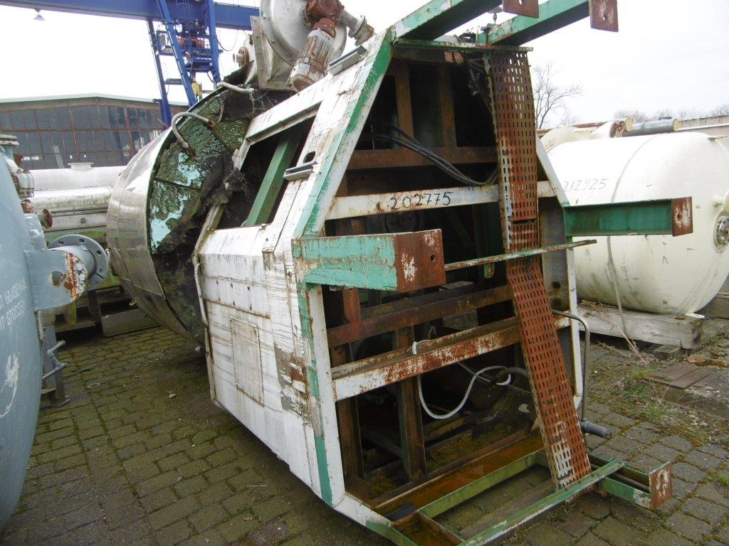  Stainless Steel 316  Dryer-Pan 3.2 m3 (113 ft3) For Sale - IPP# 202775