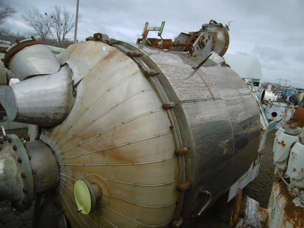  Stainless Steel 316  Dryer-Pan 3.2 m3 (113 ft3) For Sale - IPP# 202775