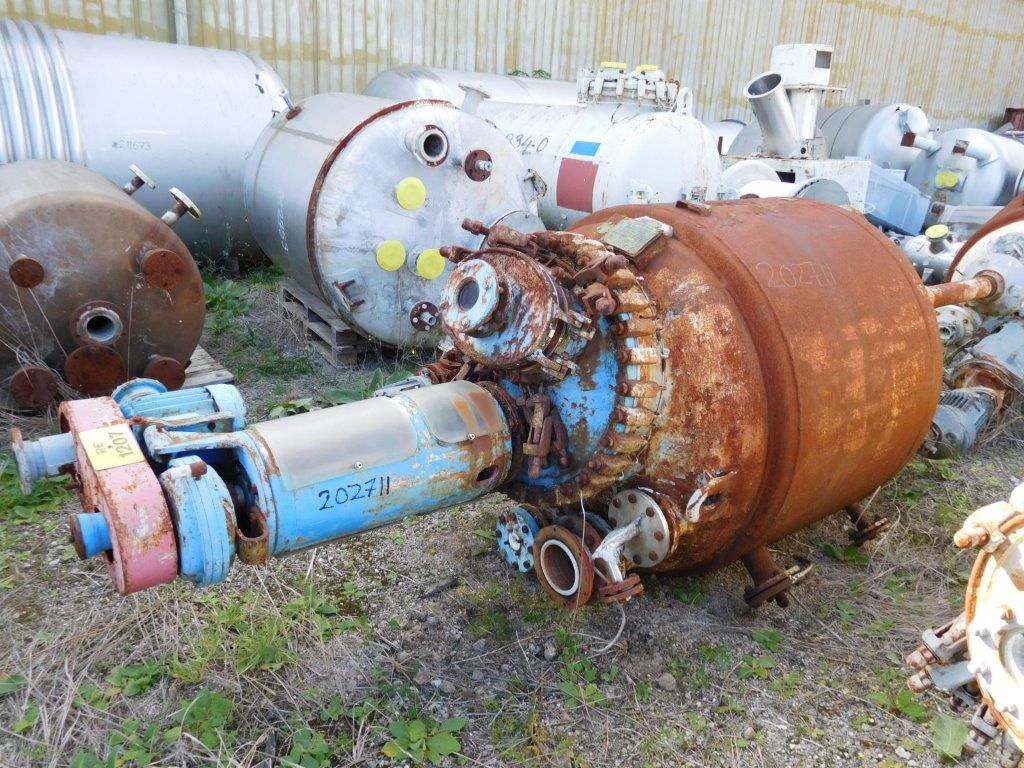 Glasslined DeDietrich STU Batch-Type Agitated Reactor - IPP# 202711