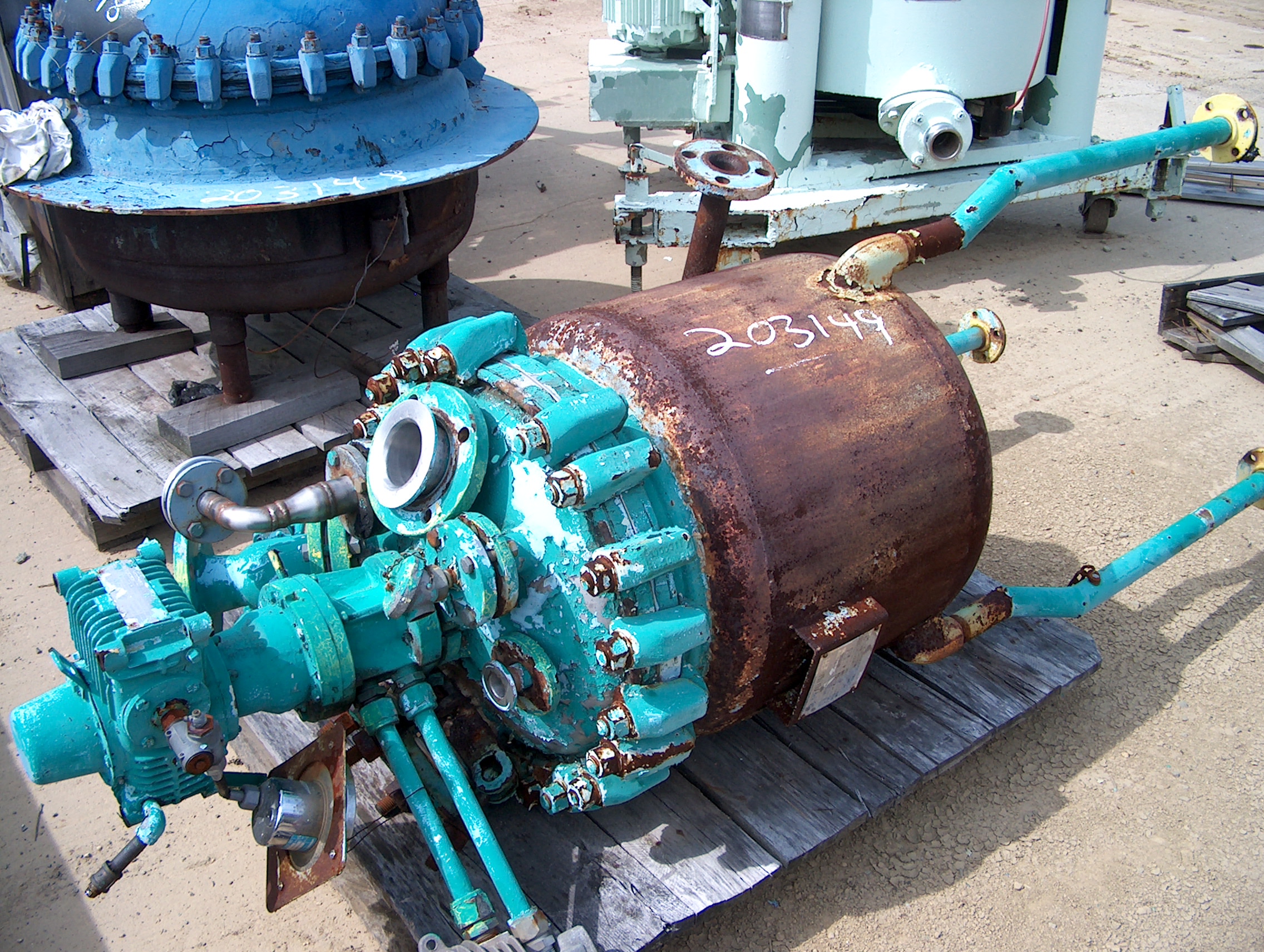  Batch-Type Agitated Reactor 113.6 L (30 gallons) Stainless Steel 316L For Sale - IPP# 203149