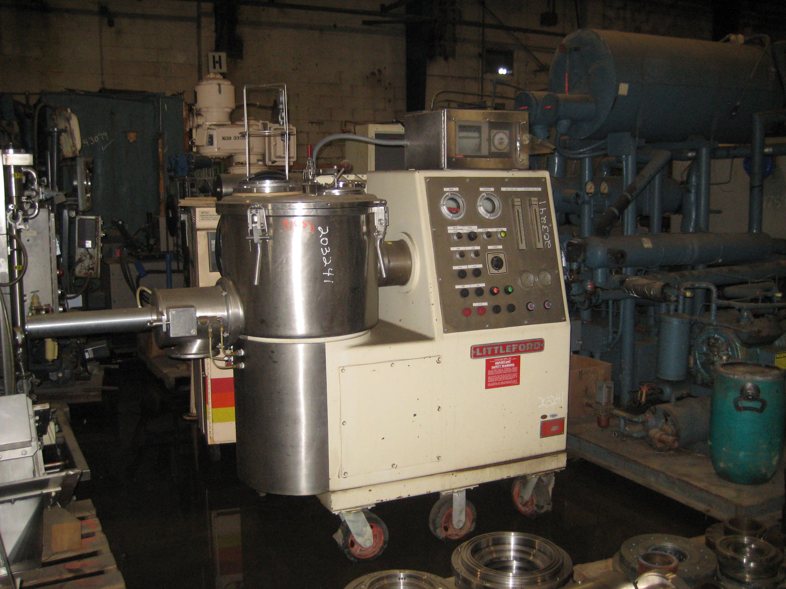   Mixer-Ribbon & Paddle 0.13 m3 (4.4 ft3) Stainless Steel 316 For Sale - IPP# 203241