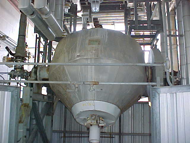   Dryer-Twin Shell & Double Cone 2.5 m3 (90 ft3) Glasslined For Sale - IPP# 203374