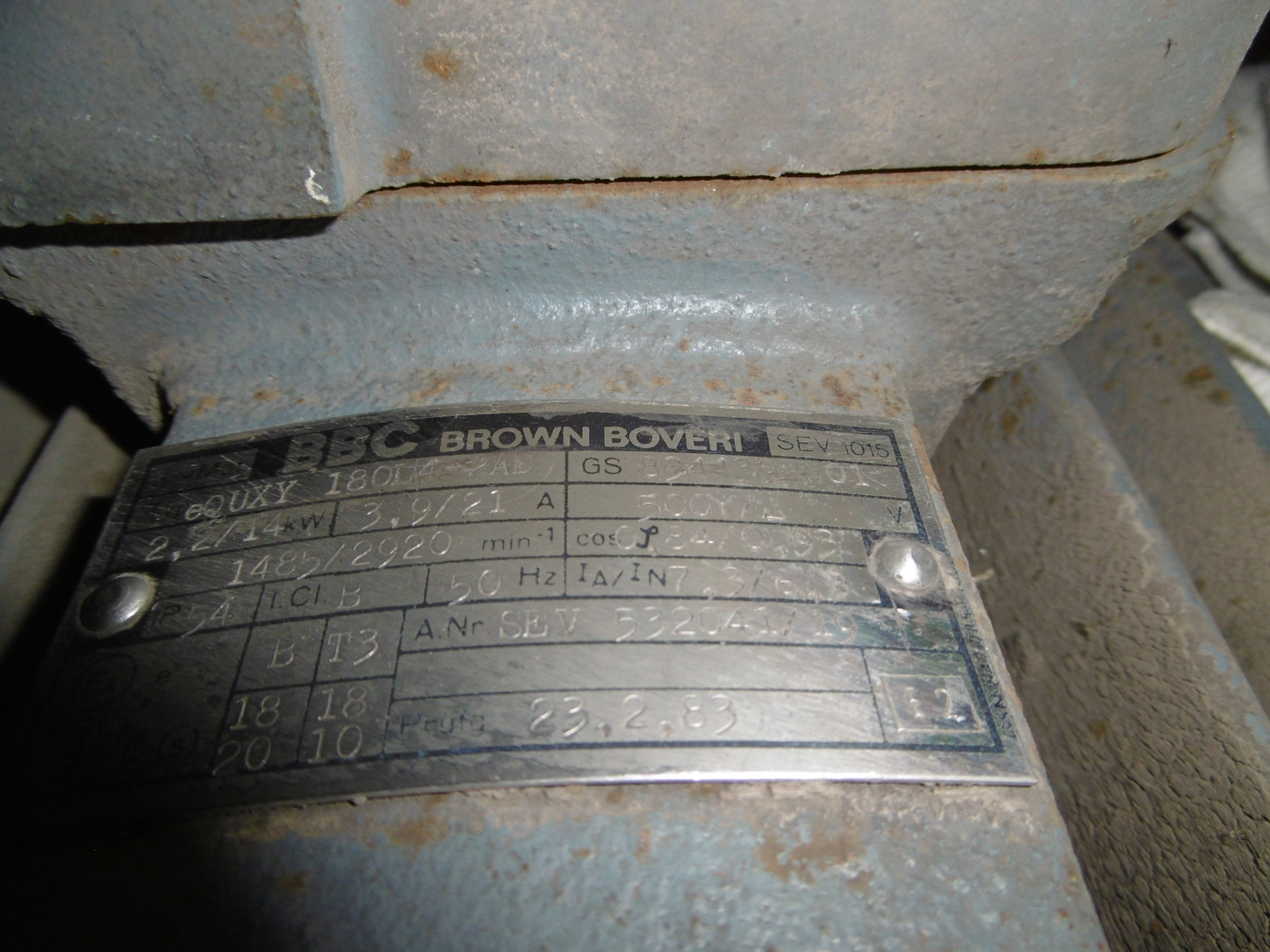  Stainless Steel 321  Blower 1,512 m3/h (889.9 CFM) For Sale - IPP# 214047