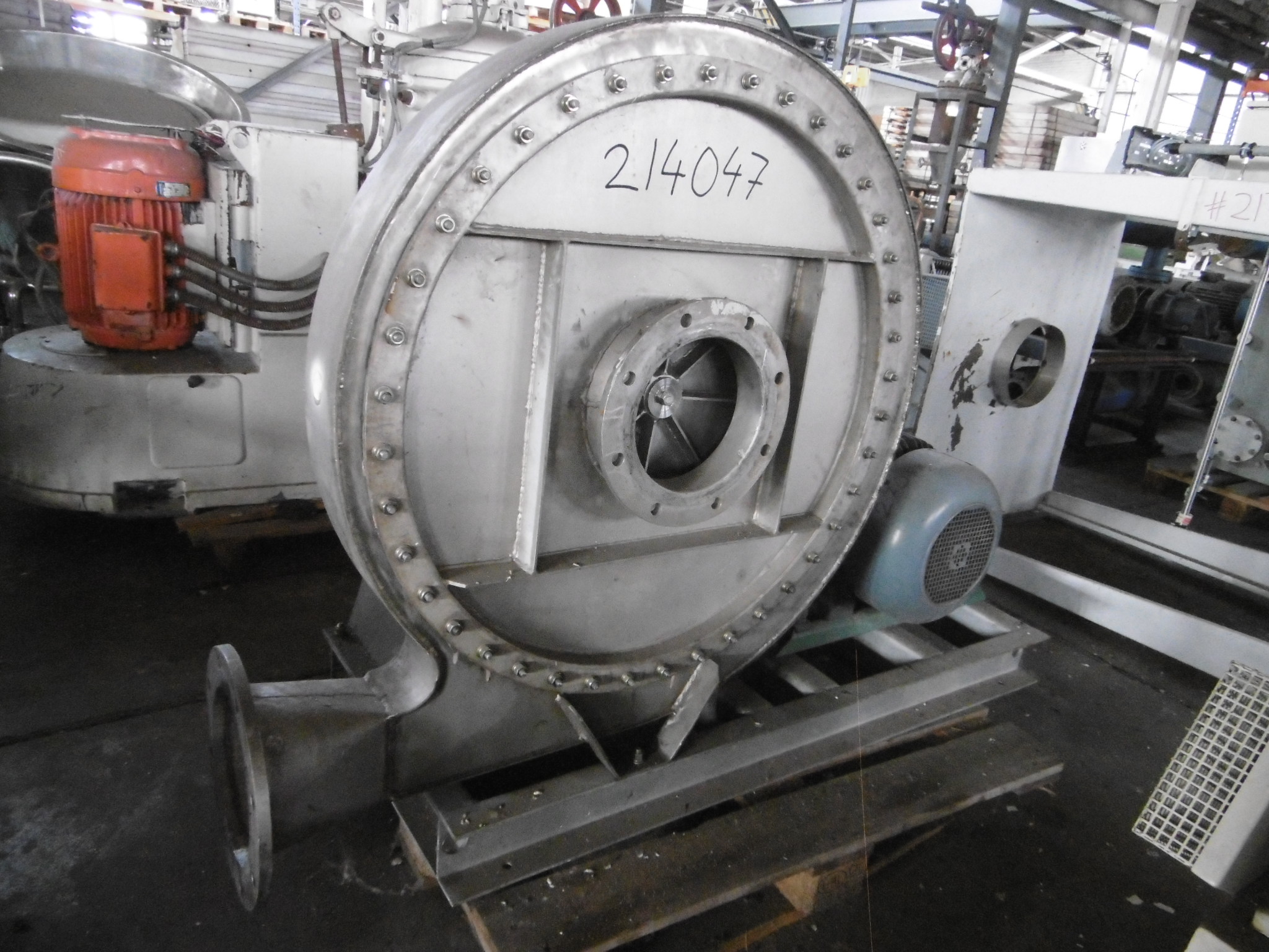  Stainless Steel 321  Blower 1,512 m3/h (889.9 CFM) For Sale - IPP# 214047