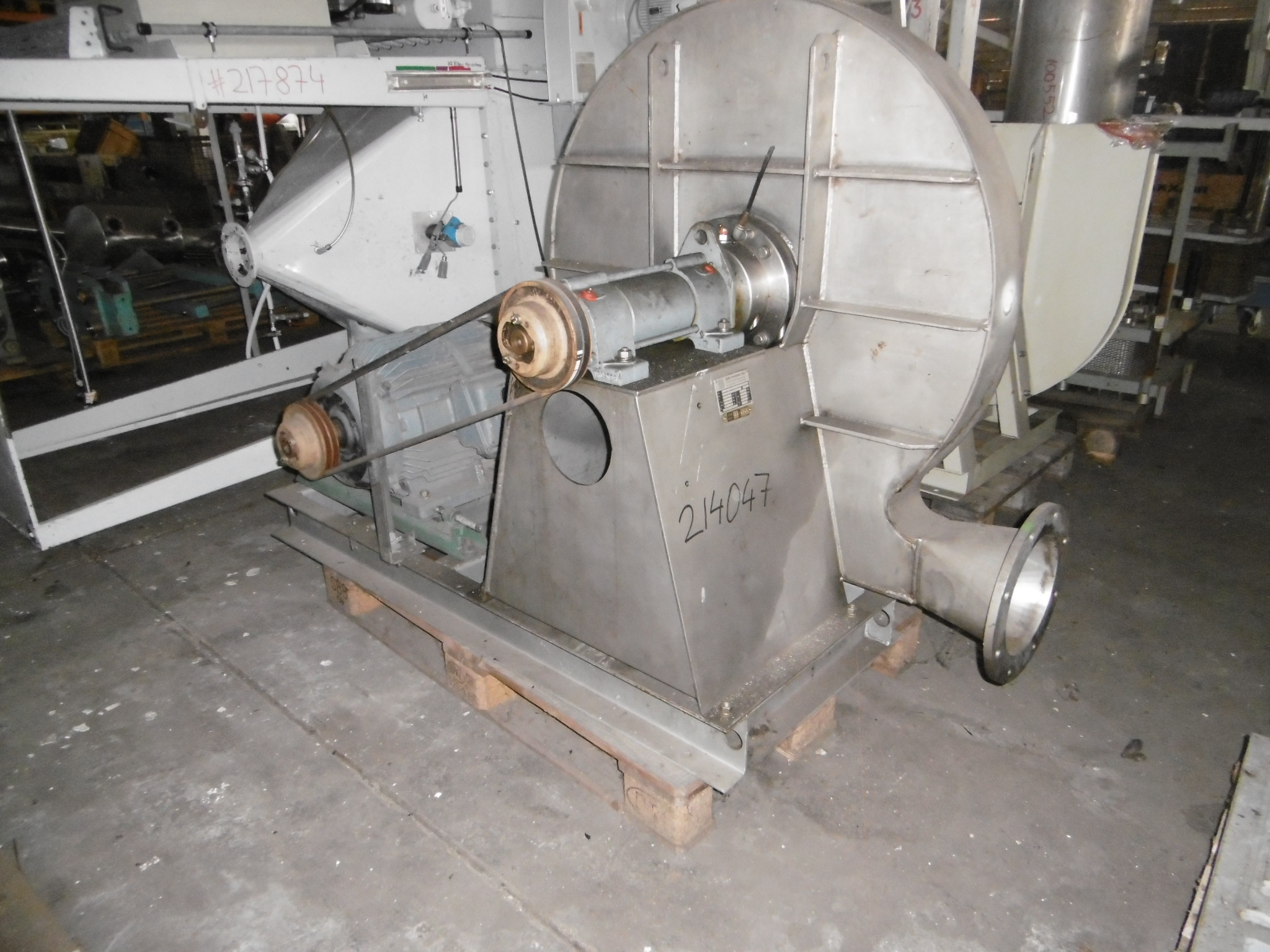  Stainless Steel 321  Blower 1,512 m3/h (889.9 CFM) For Sale - IPP# 214047