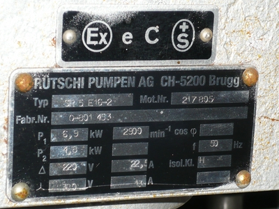  Centrifugal Pump 19 m3/h (83.7 GPM) Stainless Steel 316L For Sale - IPP# 214051