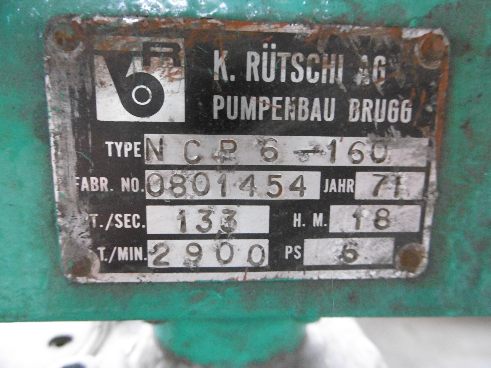  Centrifugal Pump 47.9 m3/h (210.8 GPM) Stainless Steel 316L For Sale - IPP# 214052