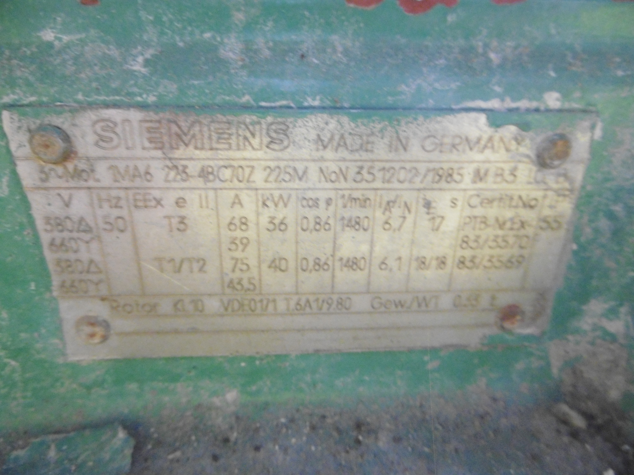   Blower 6,000 m3/h (3,550 CFM) Stainless Steel Other For Sale - IPP# 214070