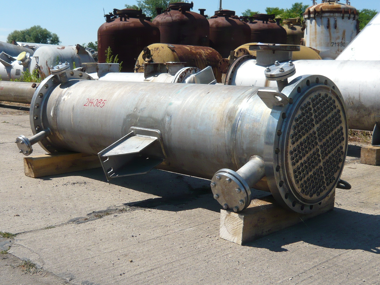  Shell and Tube Heat Exchanger 40 m² (430.6 ft²) Stainless Steel Austenitic For Sale - IPP# 214085