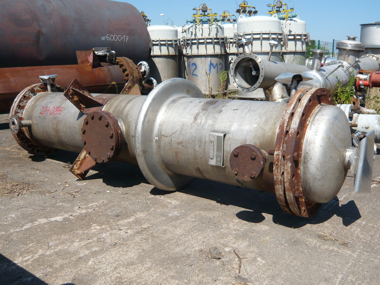  Shell and Tube Heat Exchanger 20 m² (215.3 ft²) Stainless Steel 321 For Sale - IPP# 214086