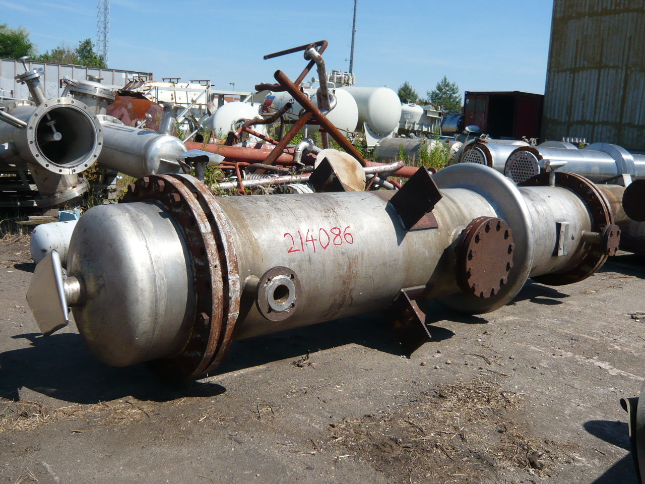 Shell and Tube Heat Exchanger 20 m² (215.3 ft²) Stainless Steel 321 For Sale - IPP# 214086