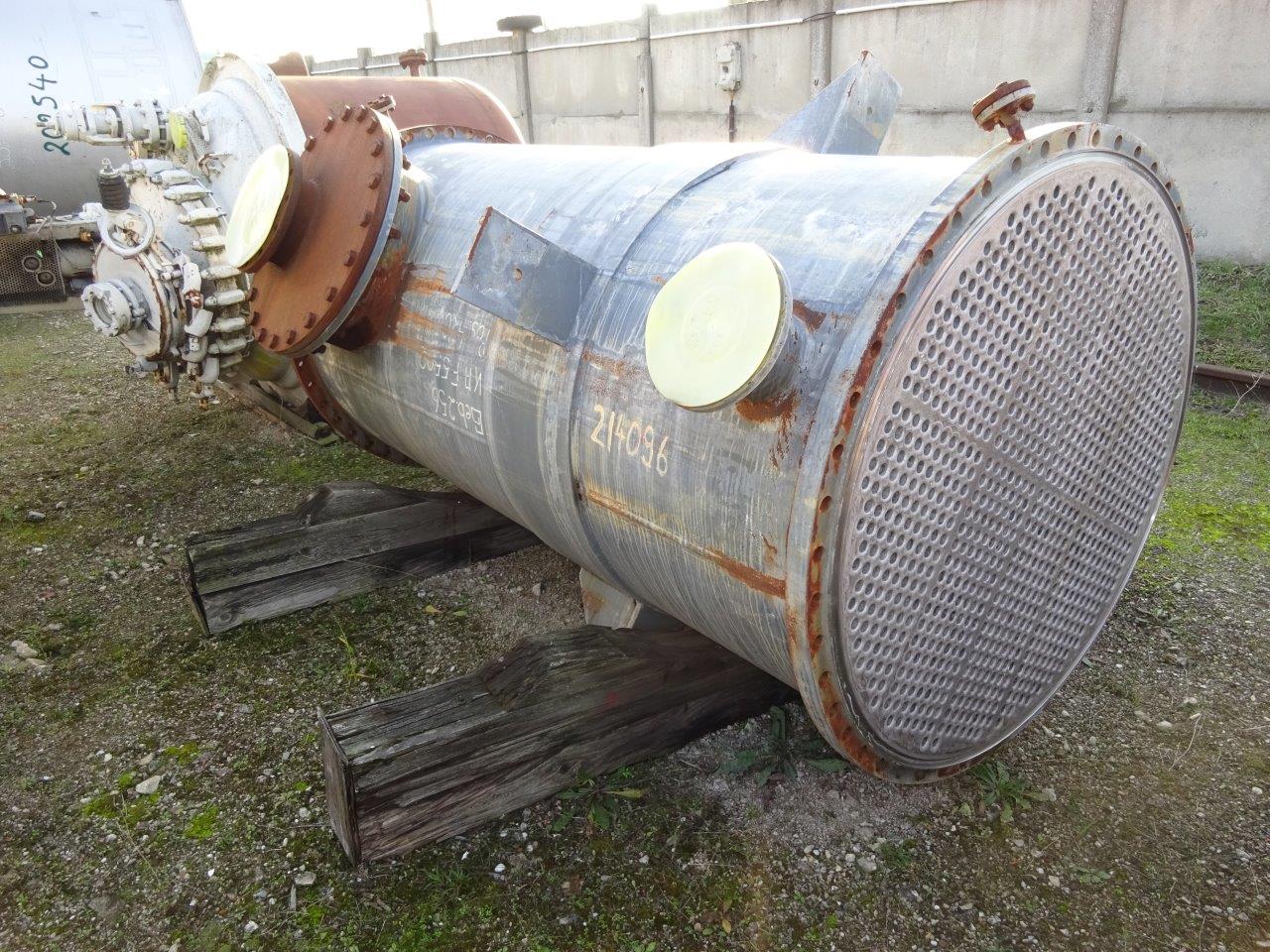  Shell and Tube Heat Exchanger 183 m² (1,950 ft²) Stainless Steel Austenitic For Sale - IPP# 214096