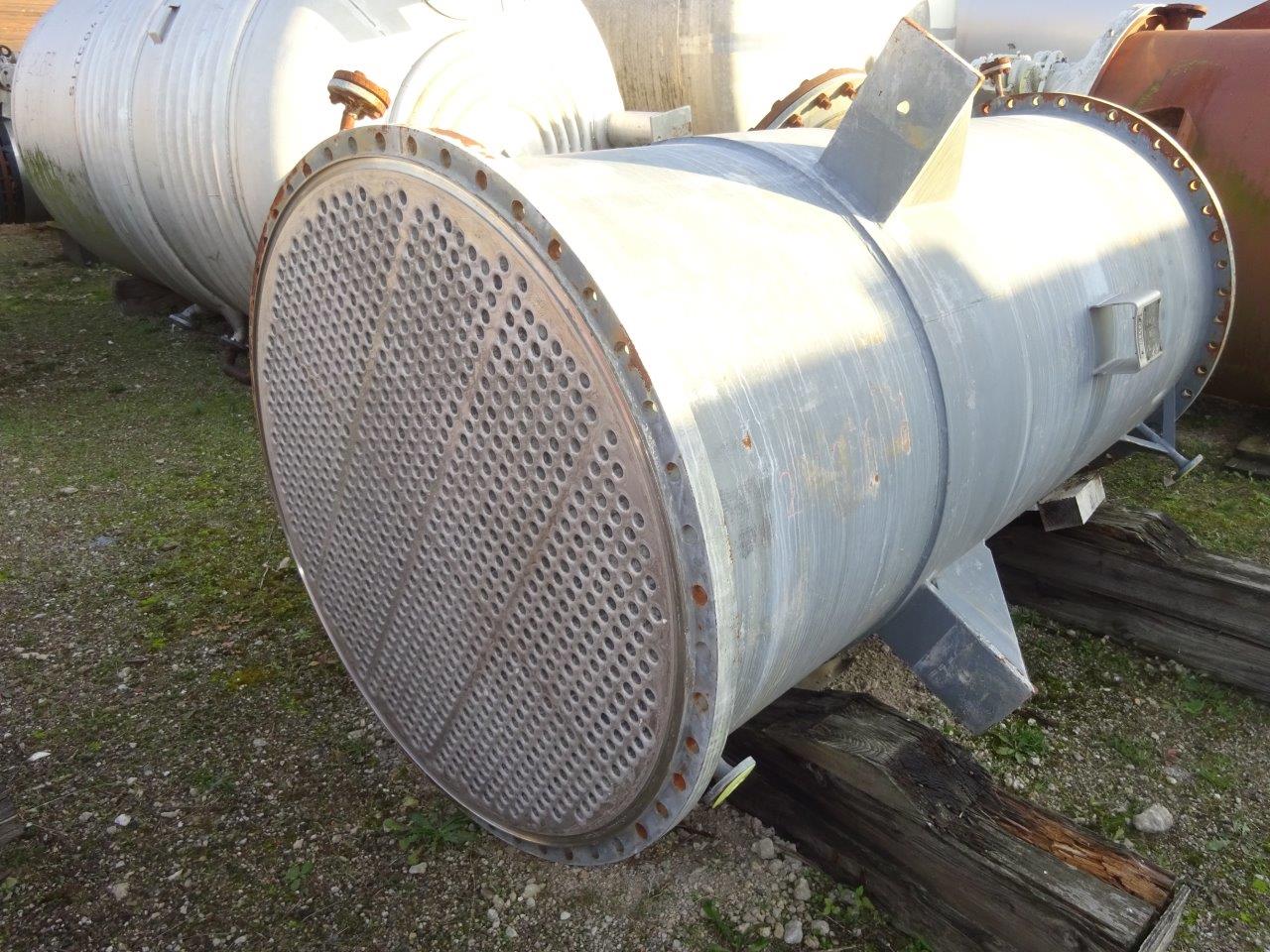  Shell and Tube Heat Exchanger 183 m² (1,950 ft²) Stainless Steel Austenitic For Sale - IPP# 214096