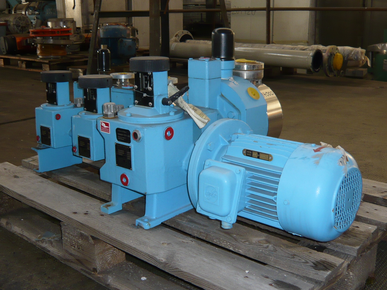 Unused Stainless Steel 316 Reciprocating Pump 1.1 m3/h (4.8 GPM) For Sale - IPP# 214000