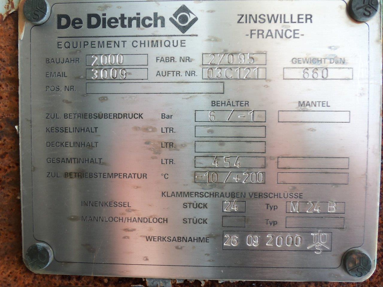 Glasslined DeDietrich Packed Column - IPP# 214146