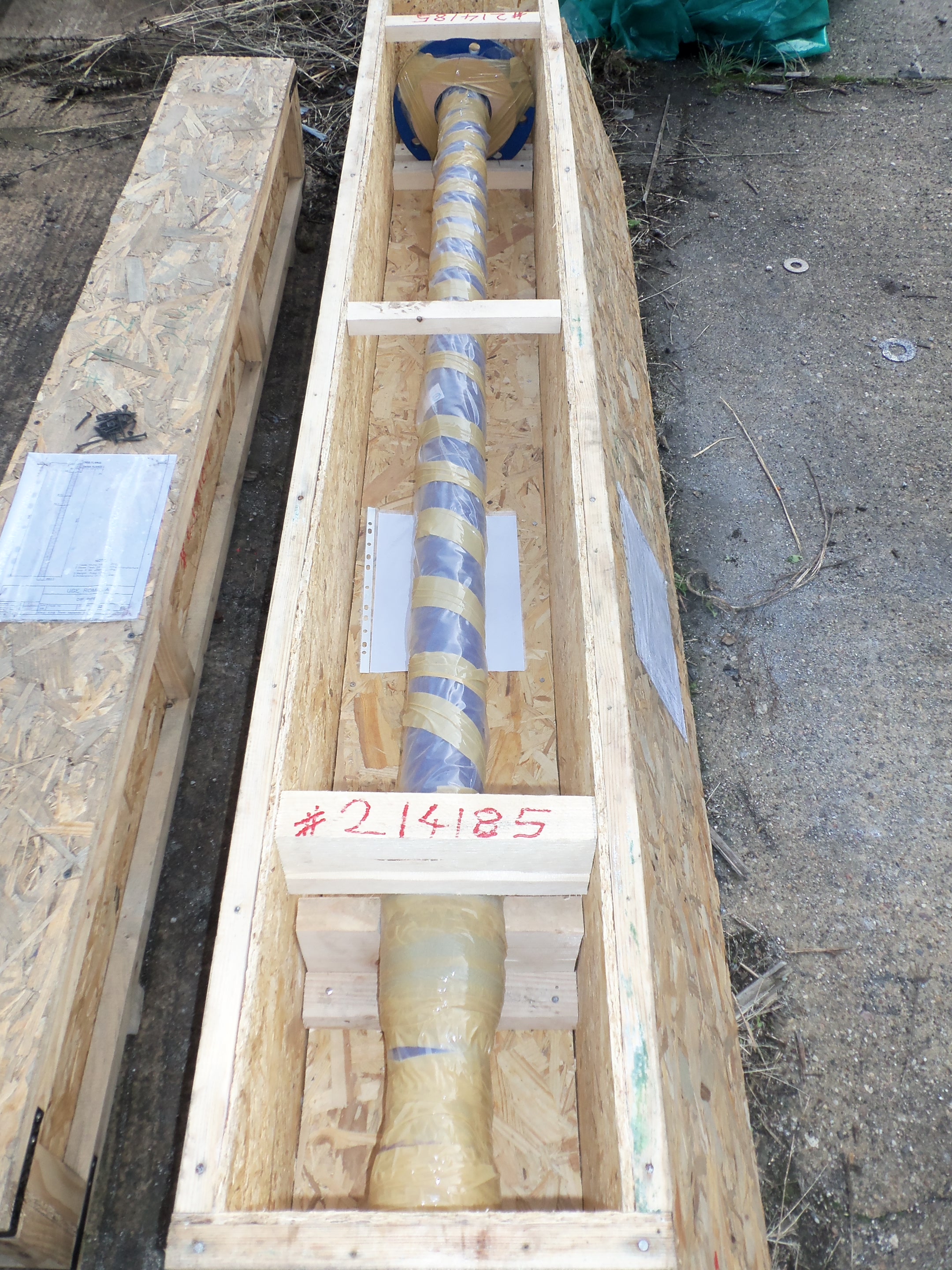Glasslined  Miscellaneous Glass Lined Parts 91 mm Diameter Dip Tube - IPP# 214185