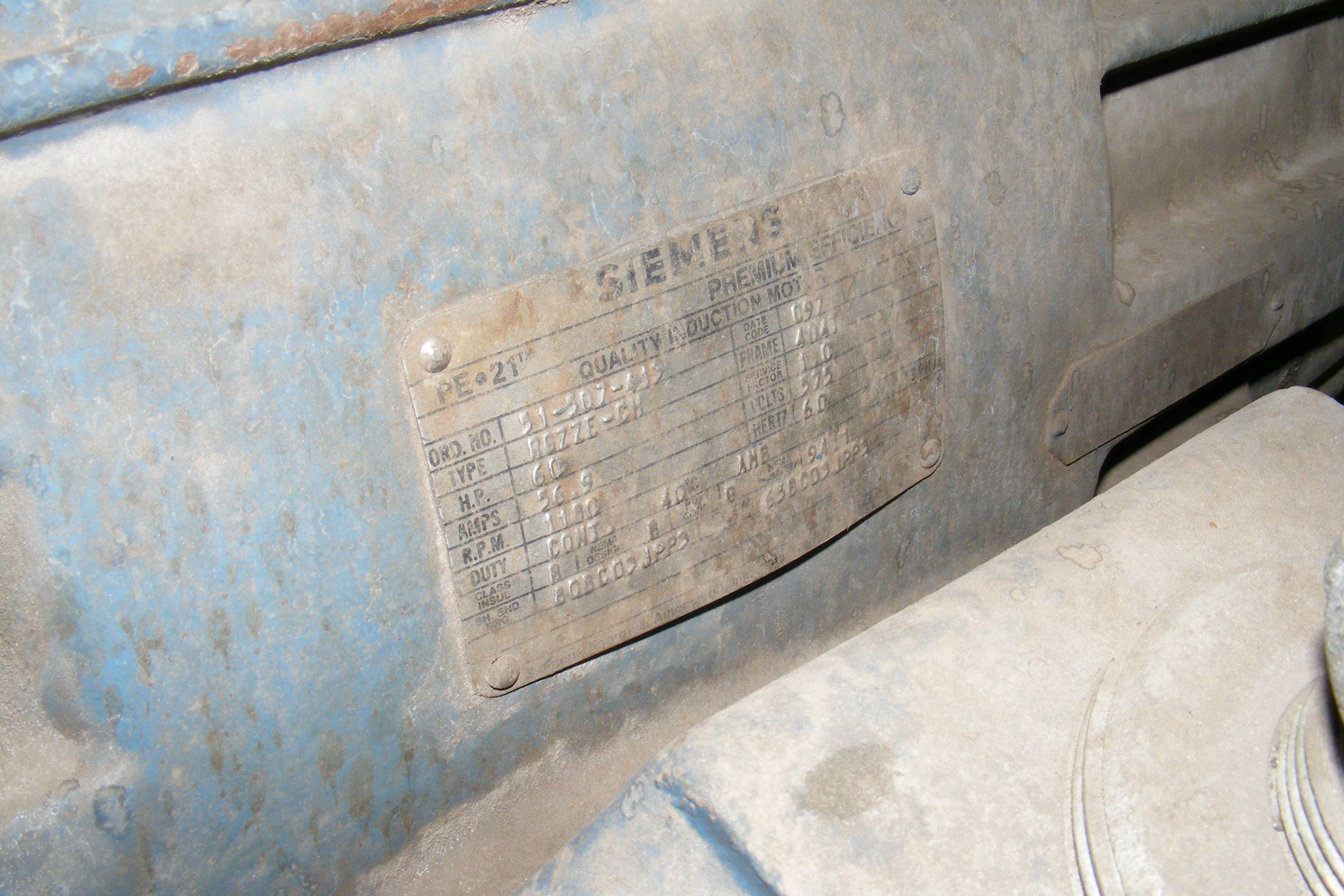   Pump-Vacuum 787 m3/h (463 CFM) Carbon Steel For Sale - IPP# 214292