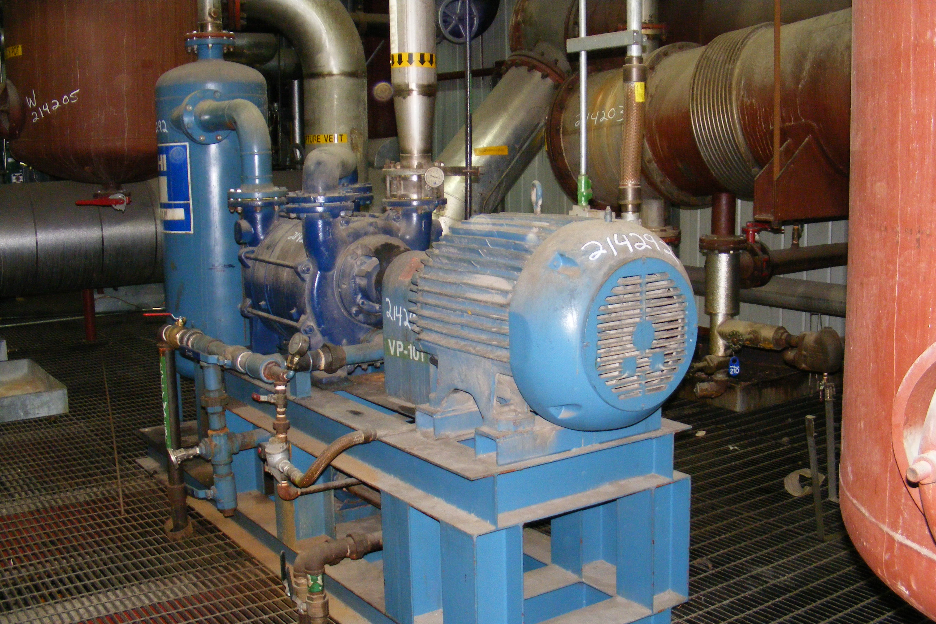   Pump-Vacuum 787 m3/h (463 CFM) Carbon Steel For Sale - IPP# 214292