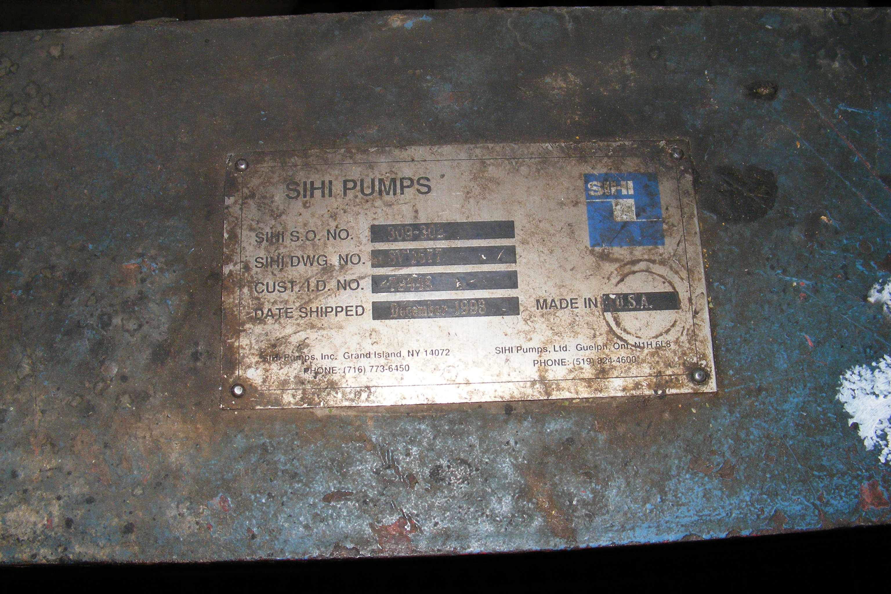   Pump-Vacuum 787 m3/h (463 CFM) Carbon Steel For Sale - IPP# 214292