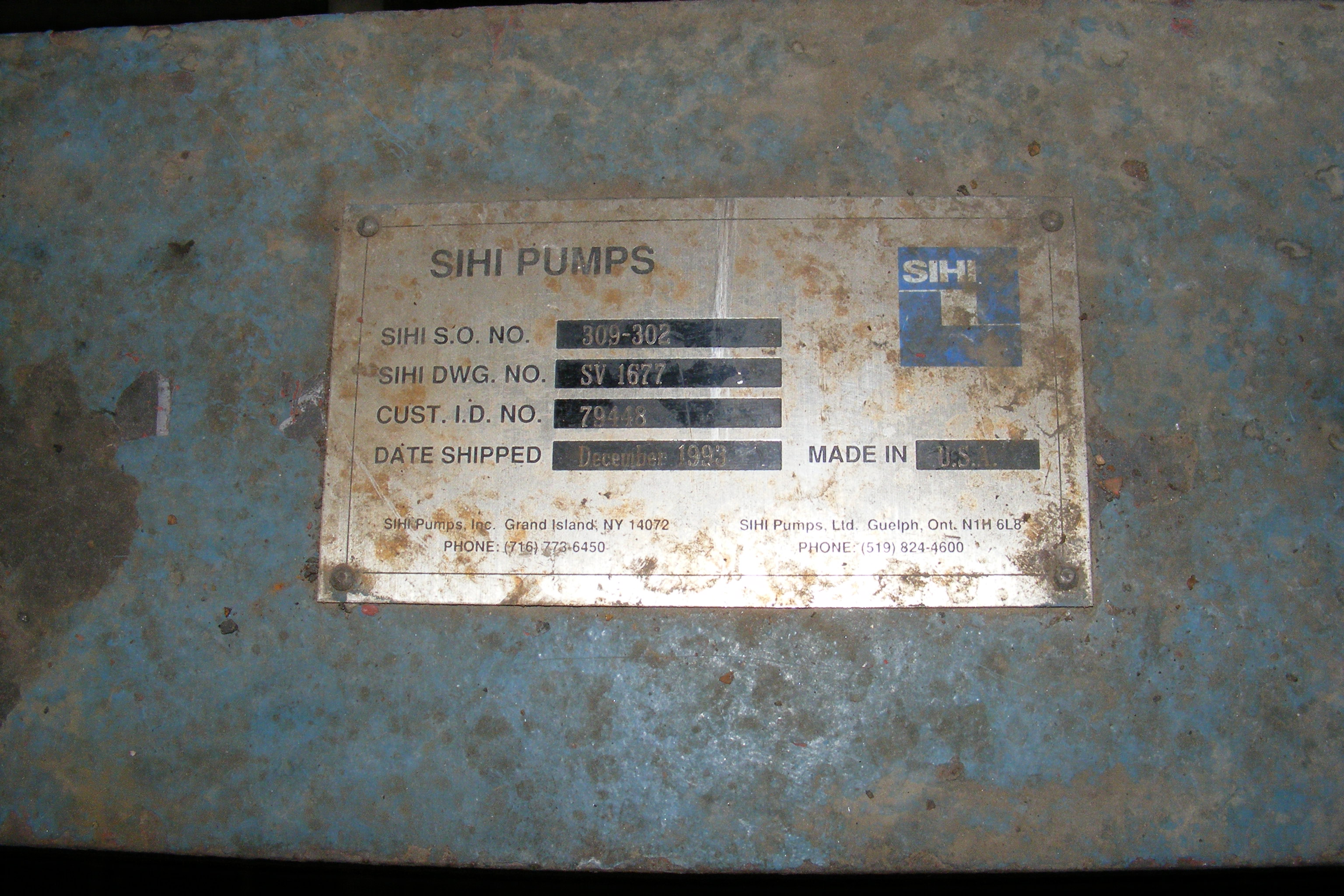   Pump-Vacuum 787 m3/h (463 CFM) Carbon Steel For Sale - IPP# 214292