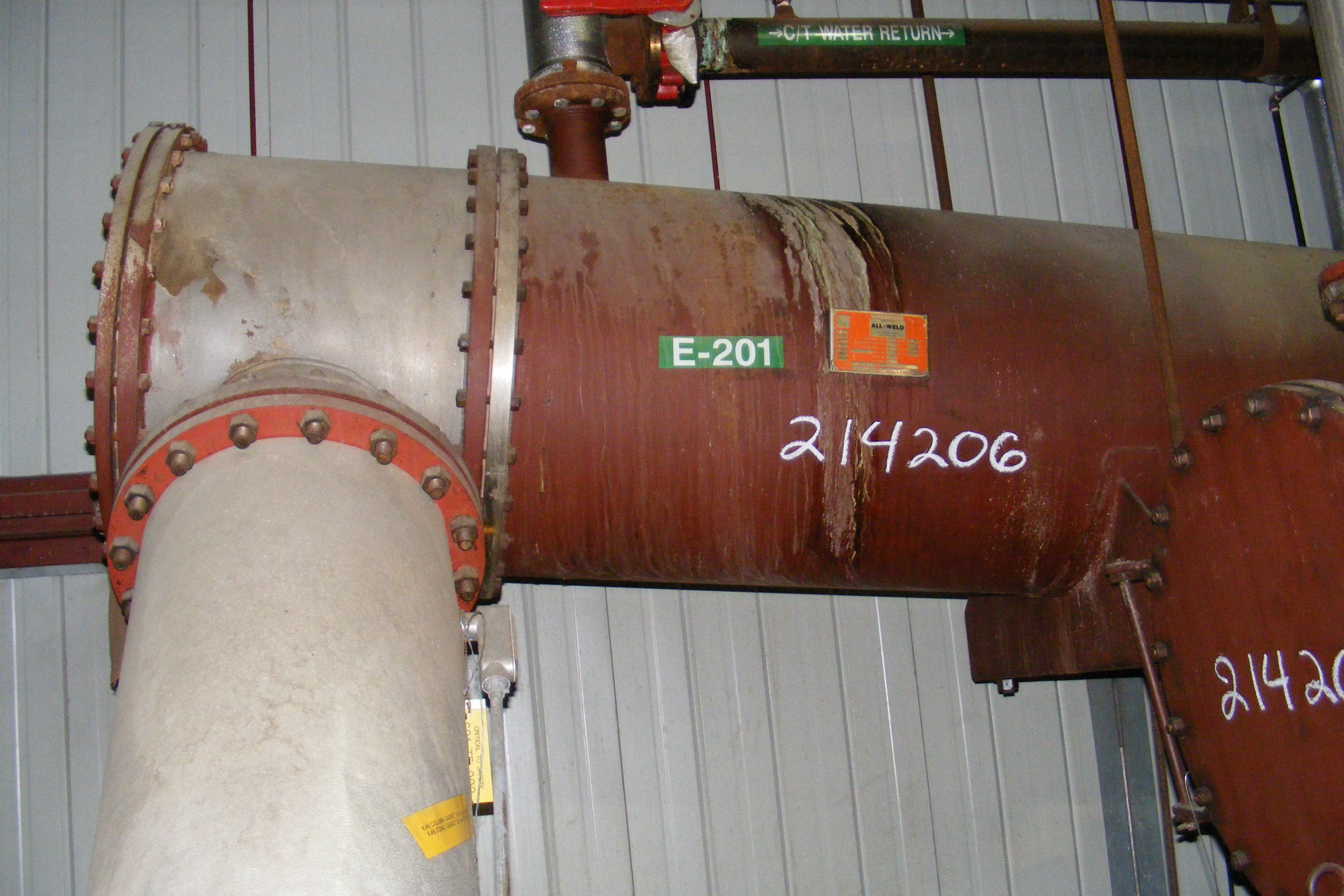 Stainless Steel 316 All-Weld Shell and Tube Heat Exchanger - IPP# 214206