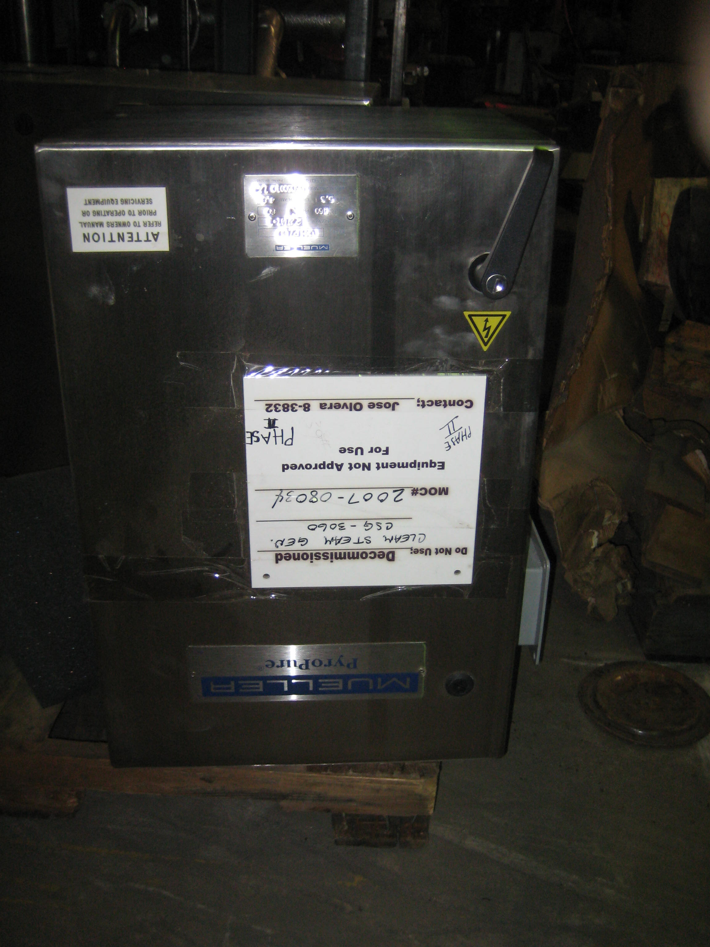 Stainless Steel 316 Paul Mueller P7140 Still - IPP# 214768