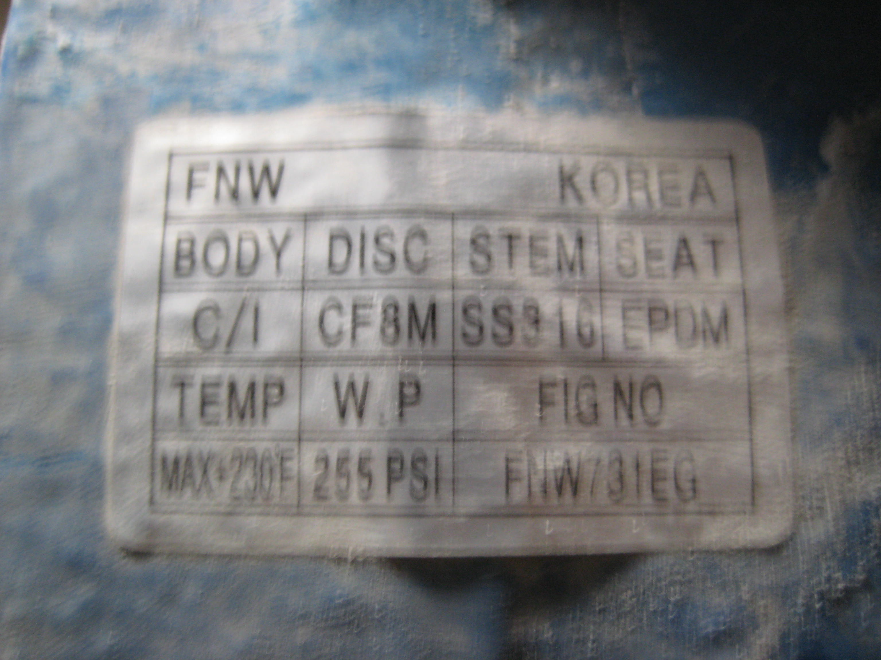 Unused Carbon Steel Butterfly Valve 203.2 mm (8 in) For Sale - IPP# 214864