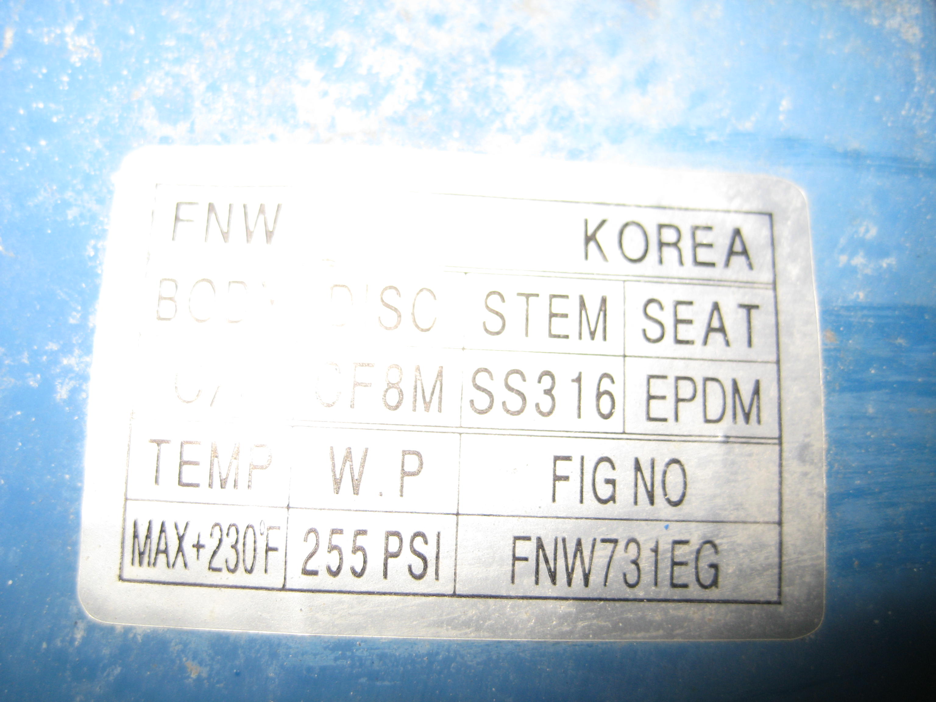 Unused Carbon Steel Butterfly Valve  For Sale - IPP# 214820