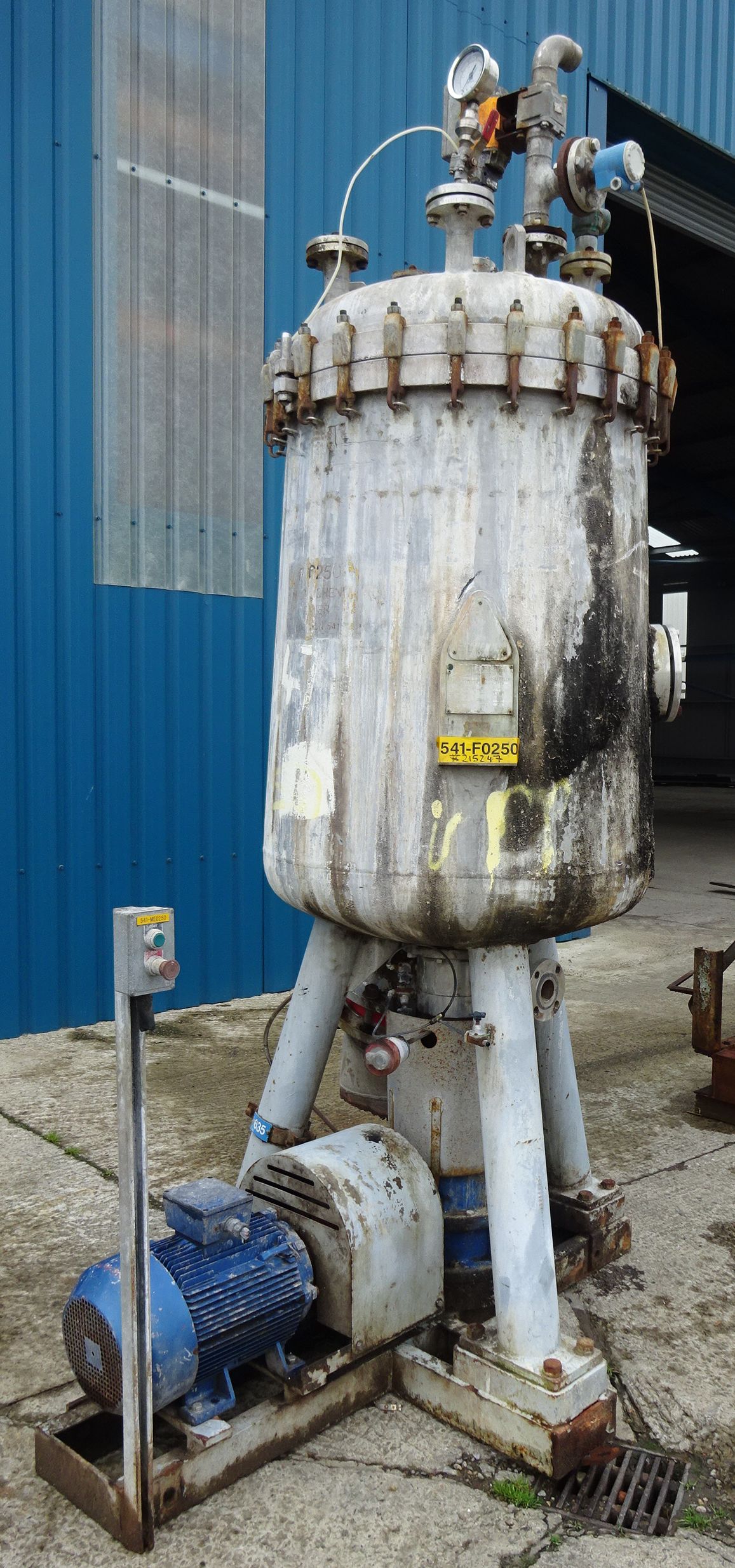 Stainless Steel Austenitic Schenk ZHF-SR15 KLKB1 Pressure Leaf Filter - IPP# 215247