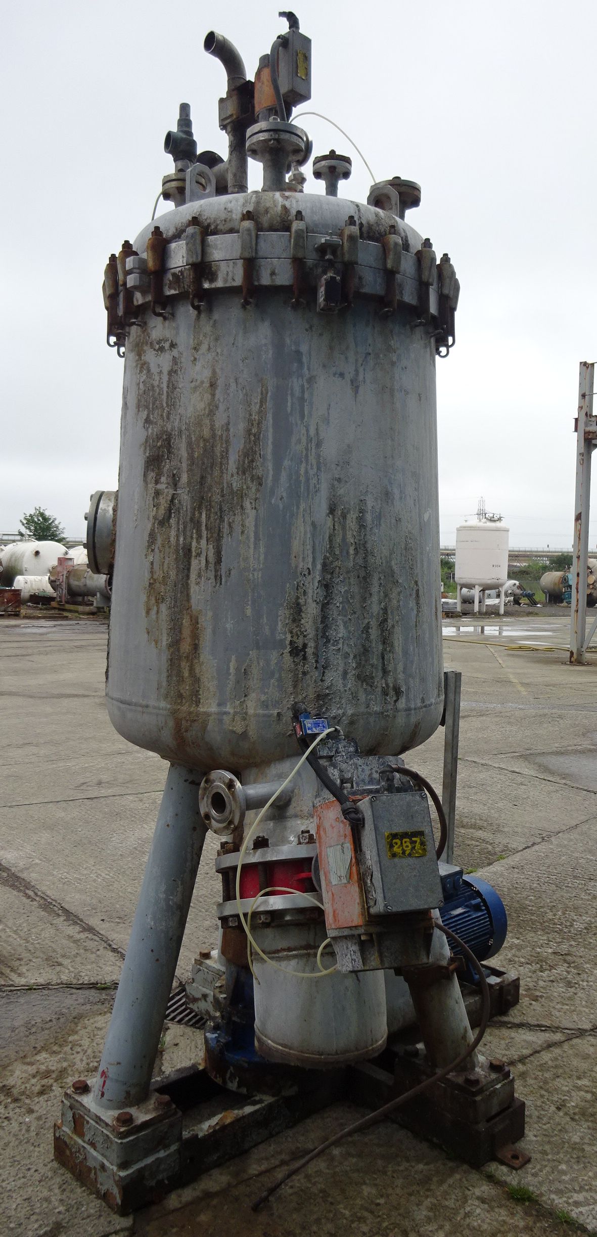 Stainless Steel Austenitic Schenk ZHF-SR15 KLKB1 Pressure Leaf Filter - IPP# 215247