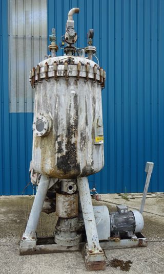 Stainless Steel Austenitic Schenk ZHF-SR15 KLKB1 Pressure Leaf Filter