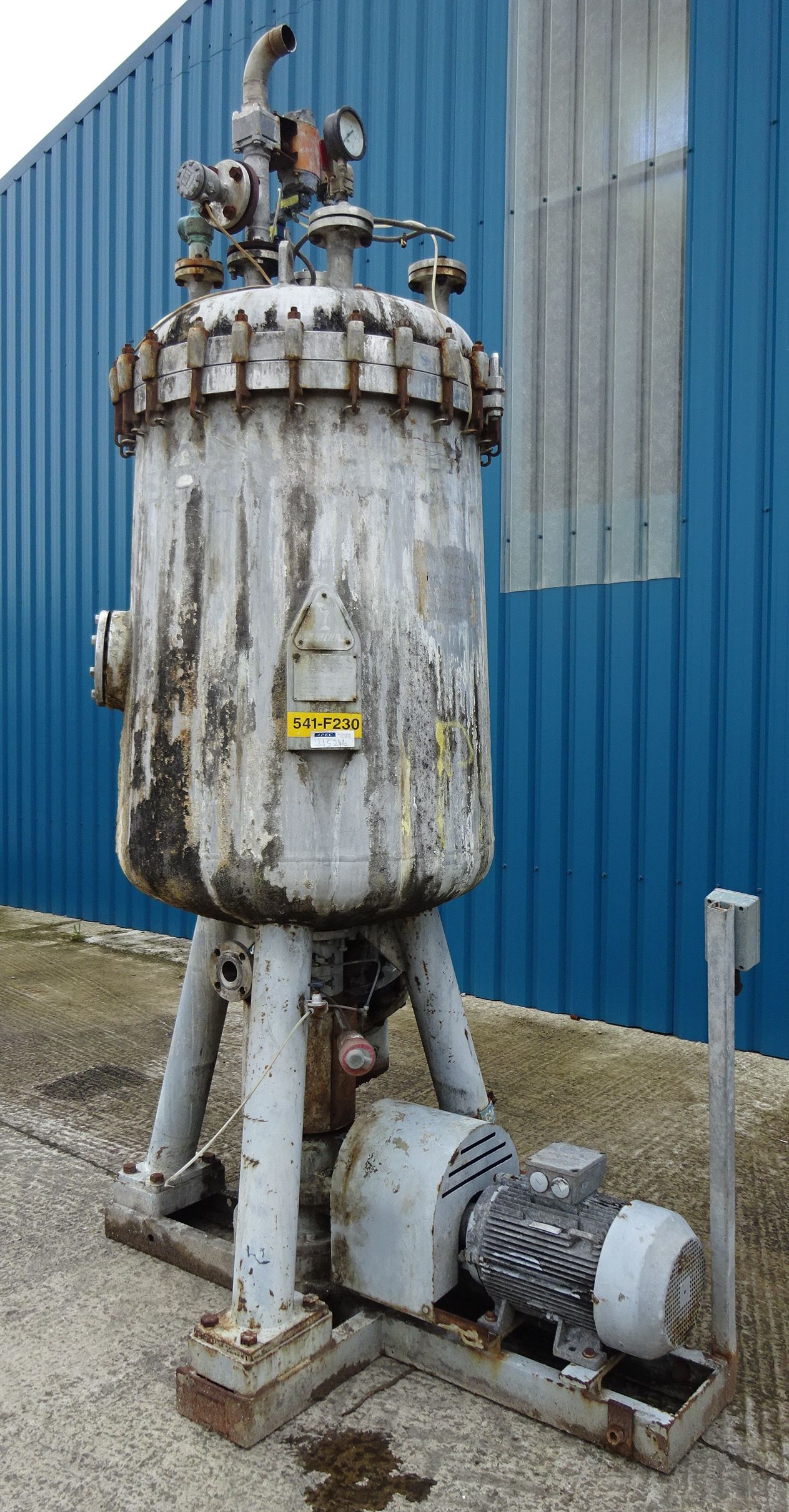 Stainless Steel Austenitic Schenk ZHF-SR15 KLKB1 Pressure Leaf Filter - IPP# 215246