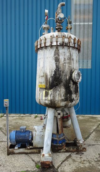 Stainless Steel Austenitic Schenk ZHF-SR15 KLKB1 Pressure Leaf Filter