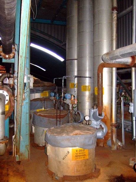  Stainless Steel 316 Rising/Falling Film Evaporator 7,620 kg/h (16,800 lb/h) For Sale - IPP# 215279