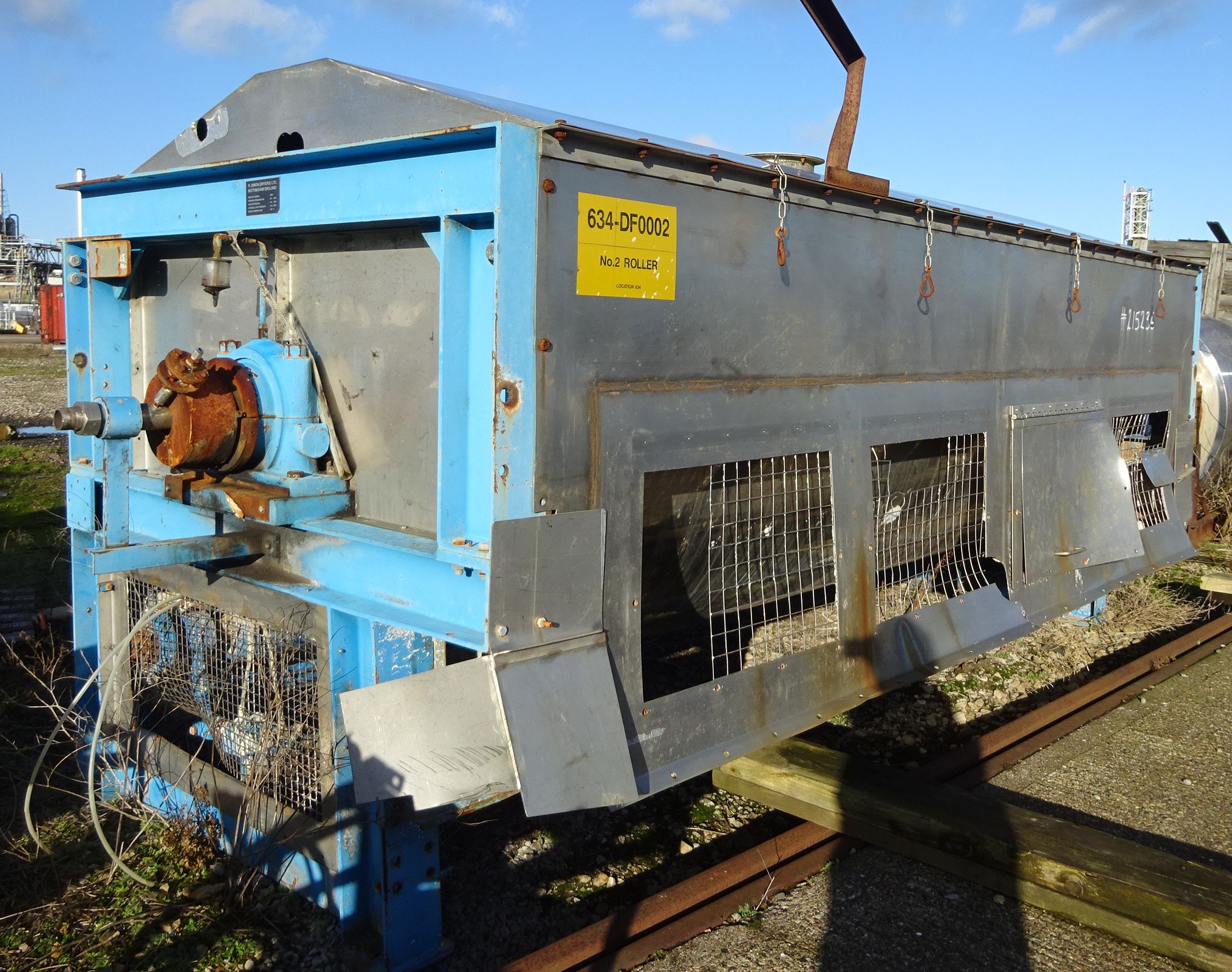 Stainless Steel 316 R.Simon Dryers Stearine acid Dryer-Flaker Drum and Belt - IPP# 215236