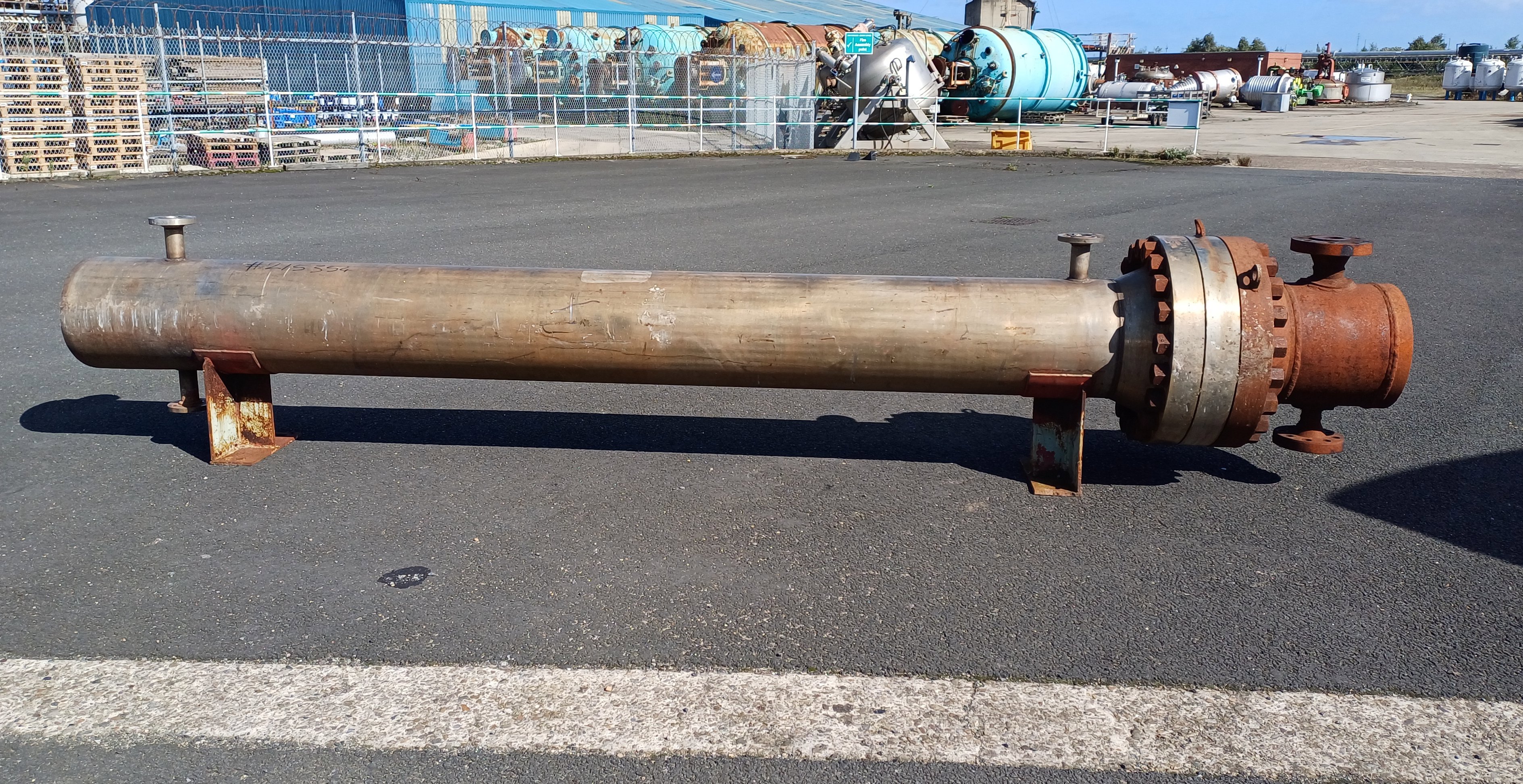  Stainless Steel 316 Shell and Tube Heat Exchanger 28 m² (301.4 ft²) For Sale - IPP# 215354