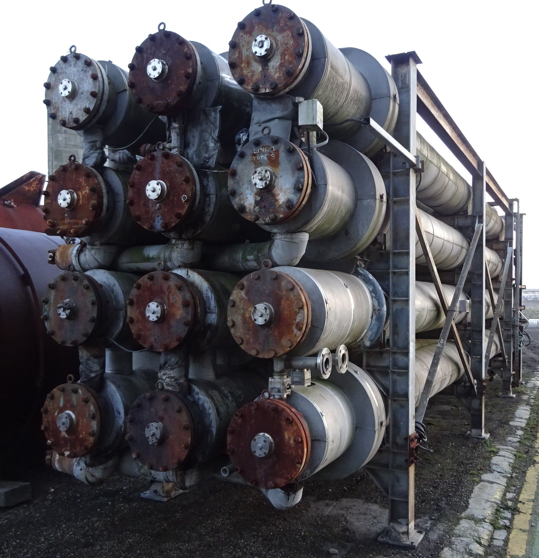 Stainless Steel Austenitic Wiped/Thin Film Evaporator 204.1 kg/h (450 lb/h) For Sale - IPP# 215313