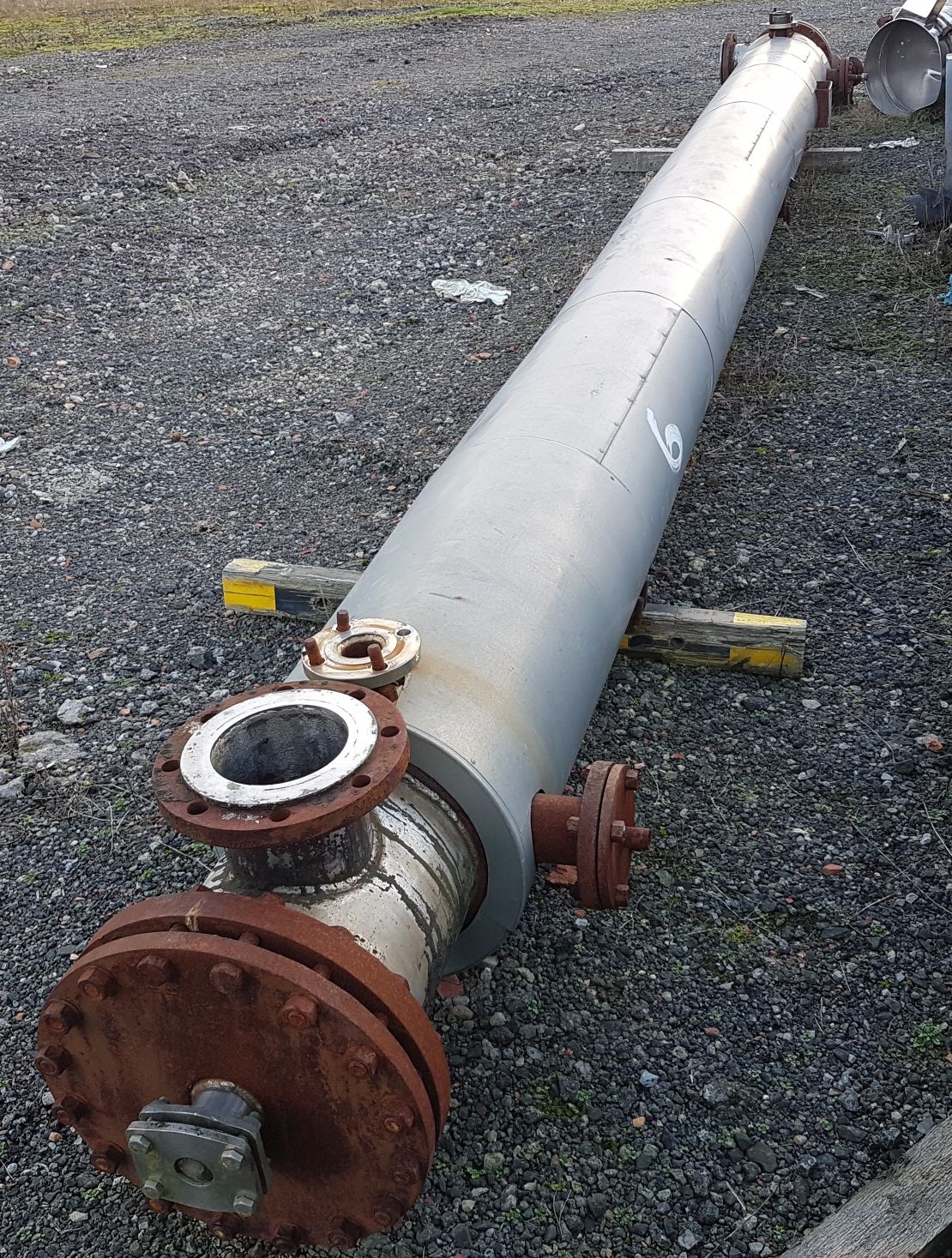  Stainless Steel Austenitic Wiped/Thin Film Evaporator 204.1 kg/h (450 lb/h) For Sale - IPP# 215314