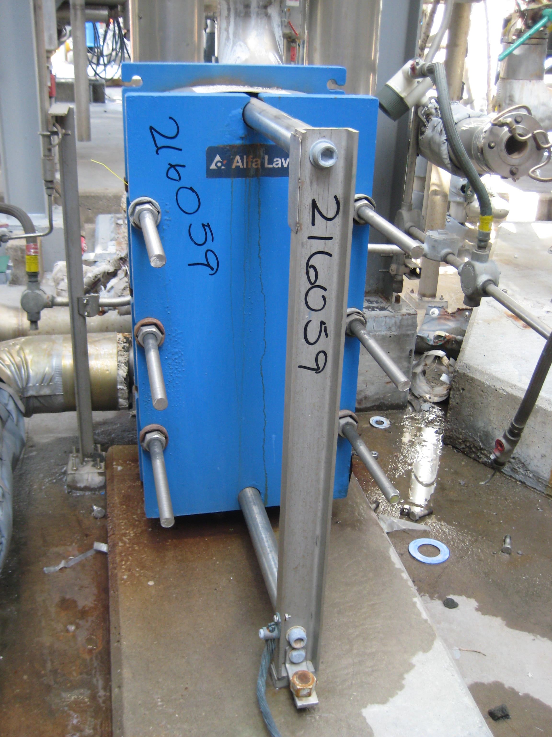 Stainless Steel 316 Alfa Laval A10-BFD Type A Plate and Frame Heat Exchanger - IPP# 216059