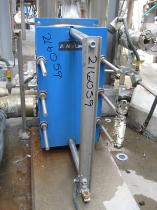 Stainless Steel 316 Alfa Laval A10-BFD Type A Plate and Frame Heat Exchanger