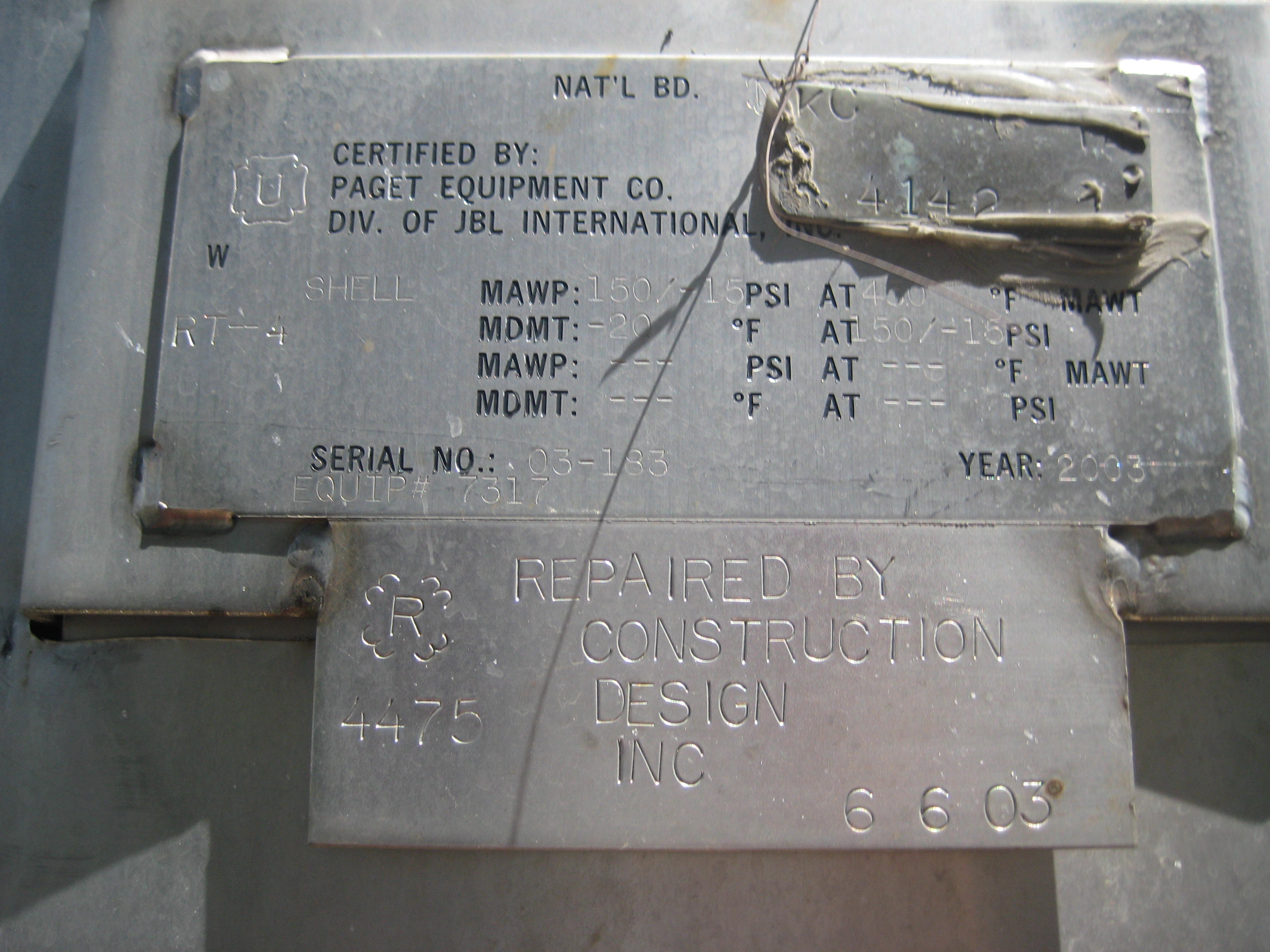  Stainless Steel 304 Rising/Falling Film Evaporator 2,268 kg/h (5,000 lb/h) For Sale - IPP# 216077