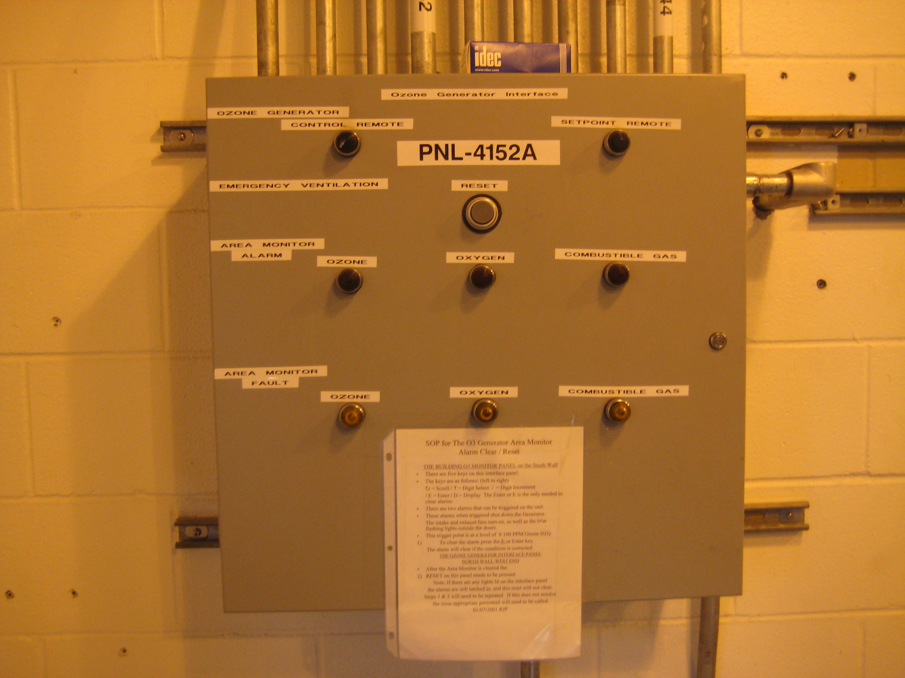 Gas Generator Ozonia CFL-10/3ID - IPP# 216075