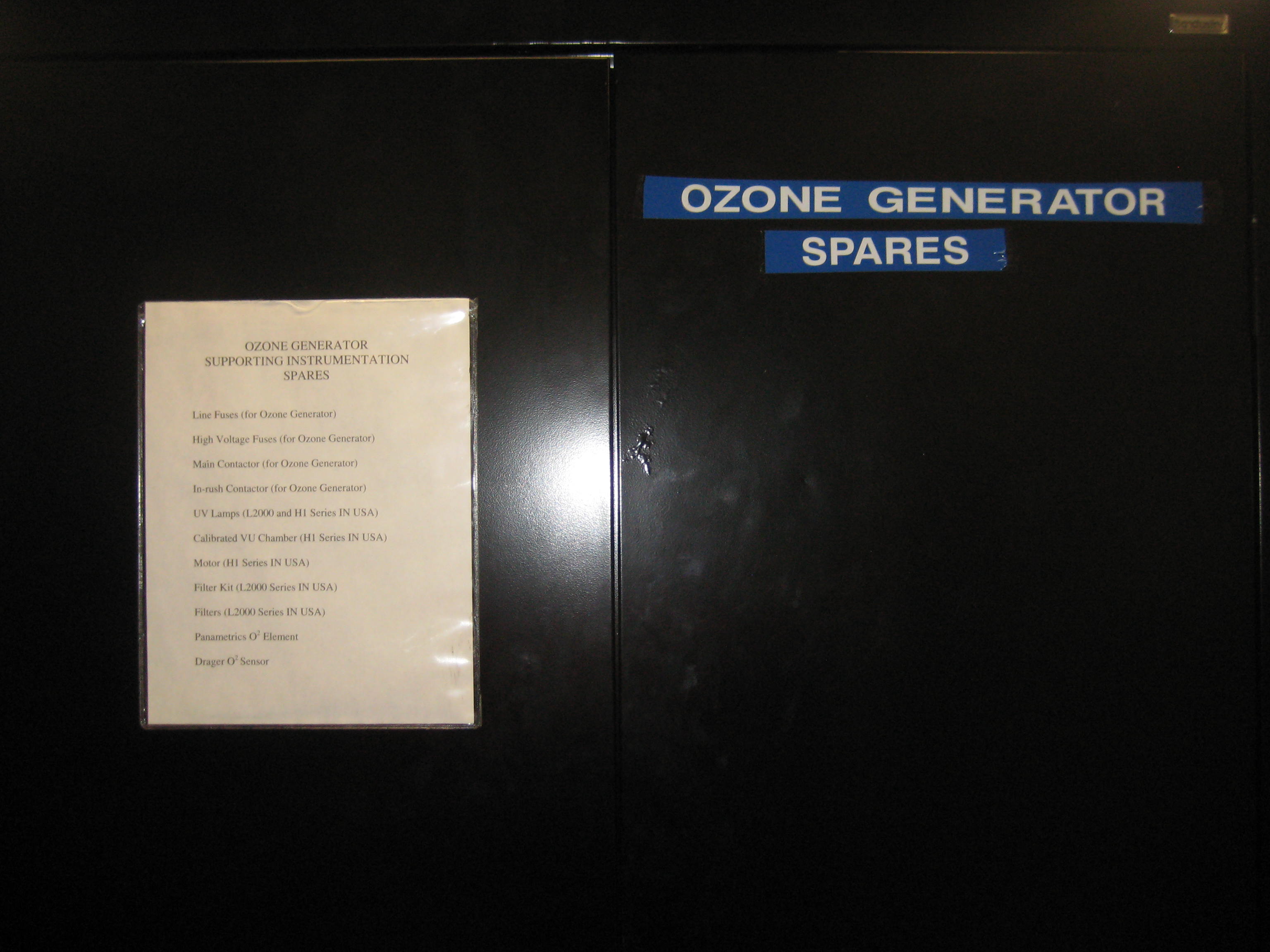 Gas Generator Ozonia CFL-10/3ID - IPP# 216075