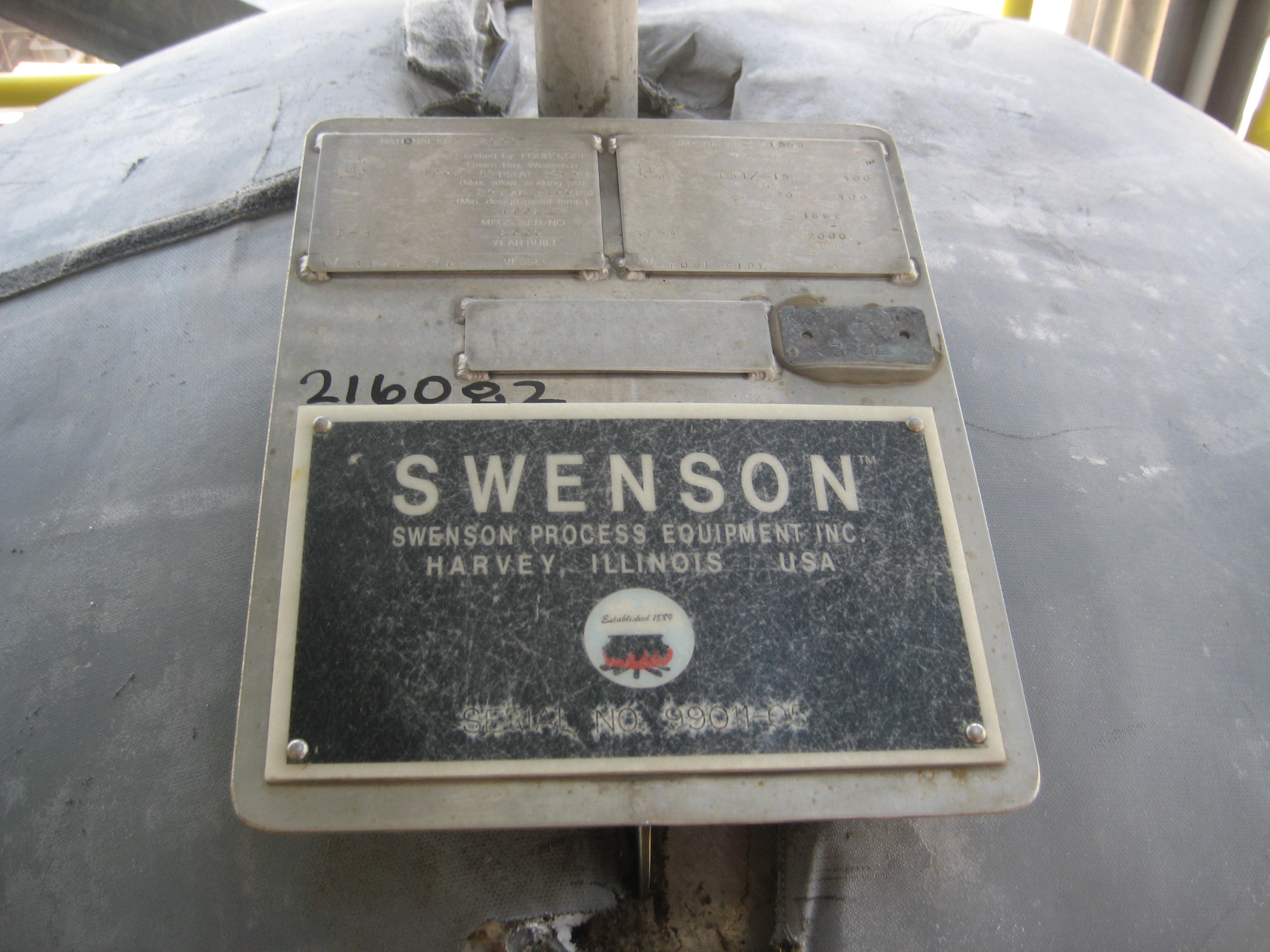 Stainless Steel 304 Shell and Tube Heat Exchanger - IPP# 216082