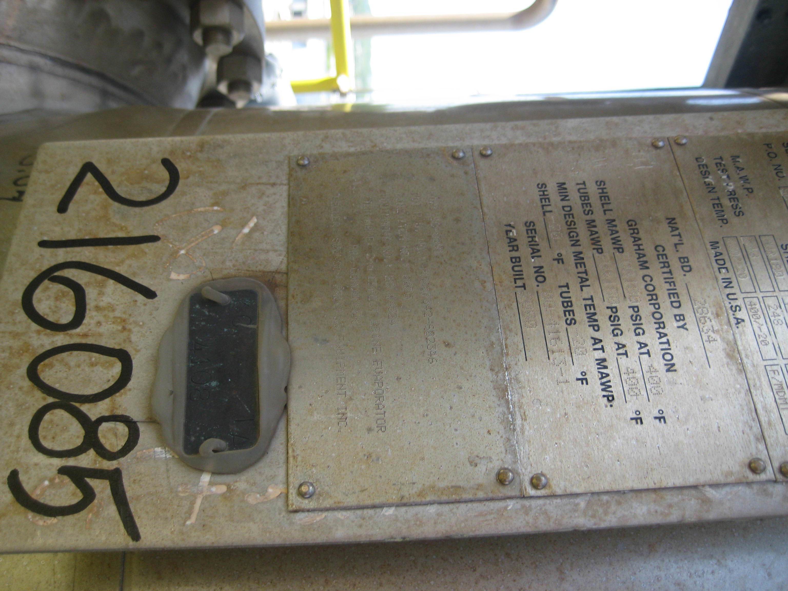 Stainless Steel 304 Shell and Tube Heat Exchanger - IPP# 216085
