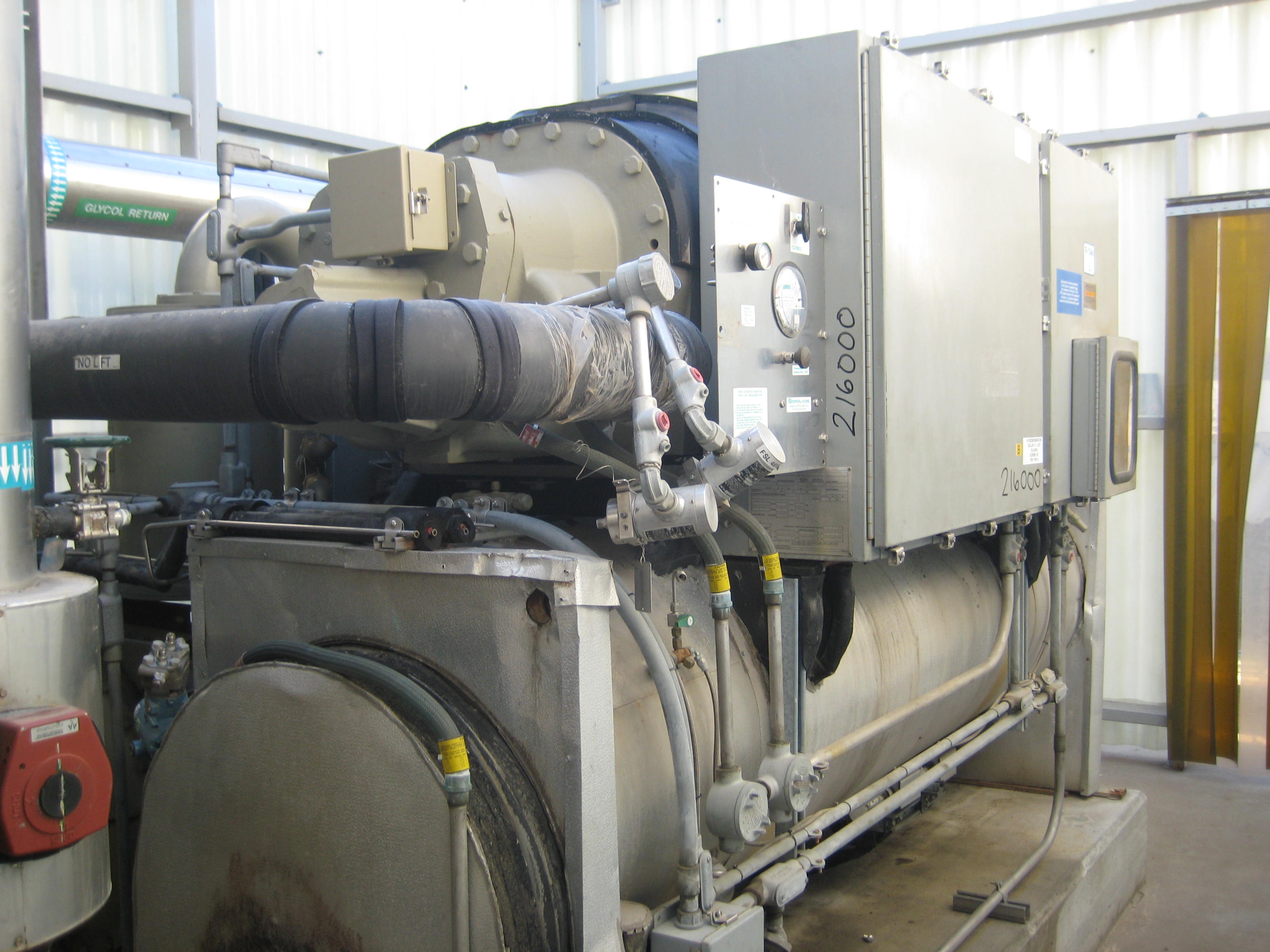   Low Temp Chiller 453,592 kcal/h (150 Ref. Ton) For Sale - IPP# 216000