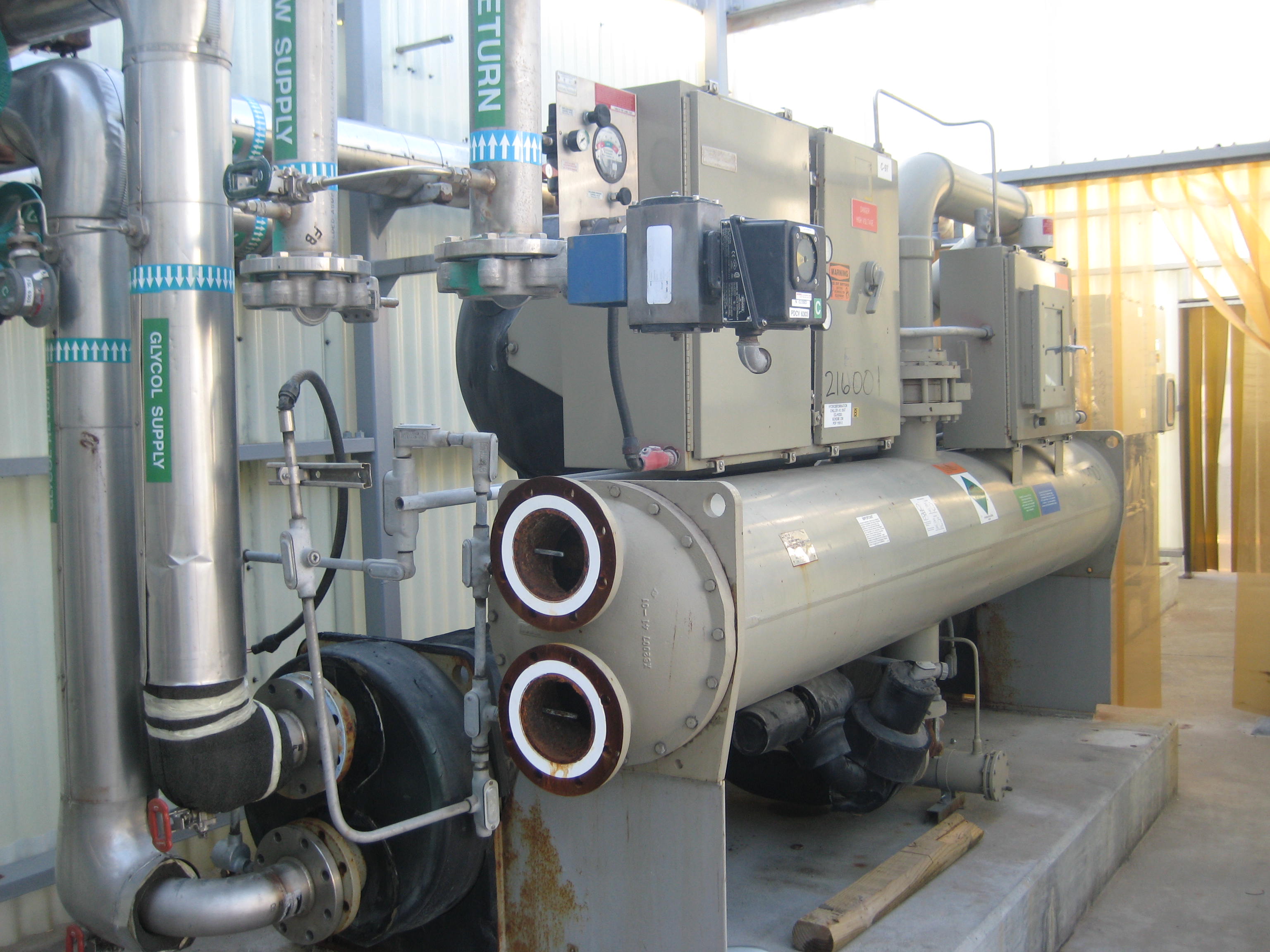   Low Temp Chiller 771,107 kcal/h (255 Ref. Ton) For Sale - IPP# 216001